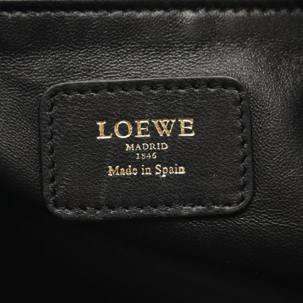 Loewe Handbag Amazona 36 Black Leather — view 4