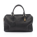Loewe Handbag Amazona 36 Black Leather