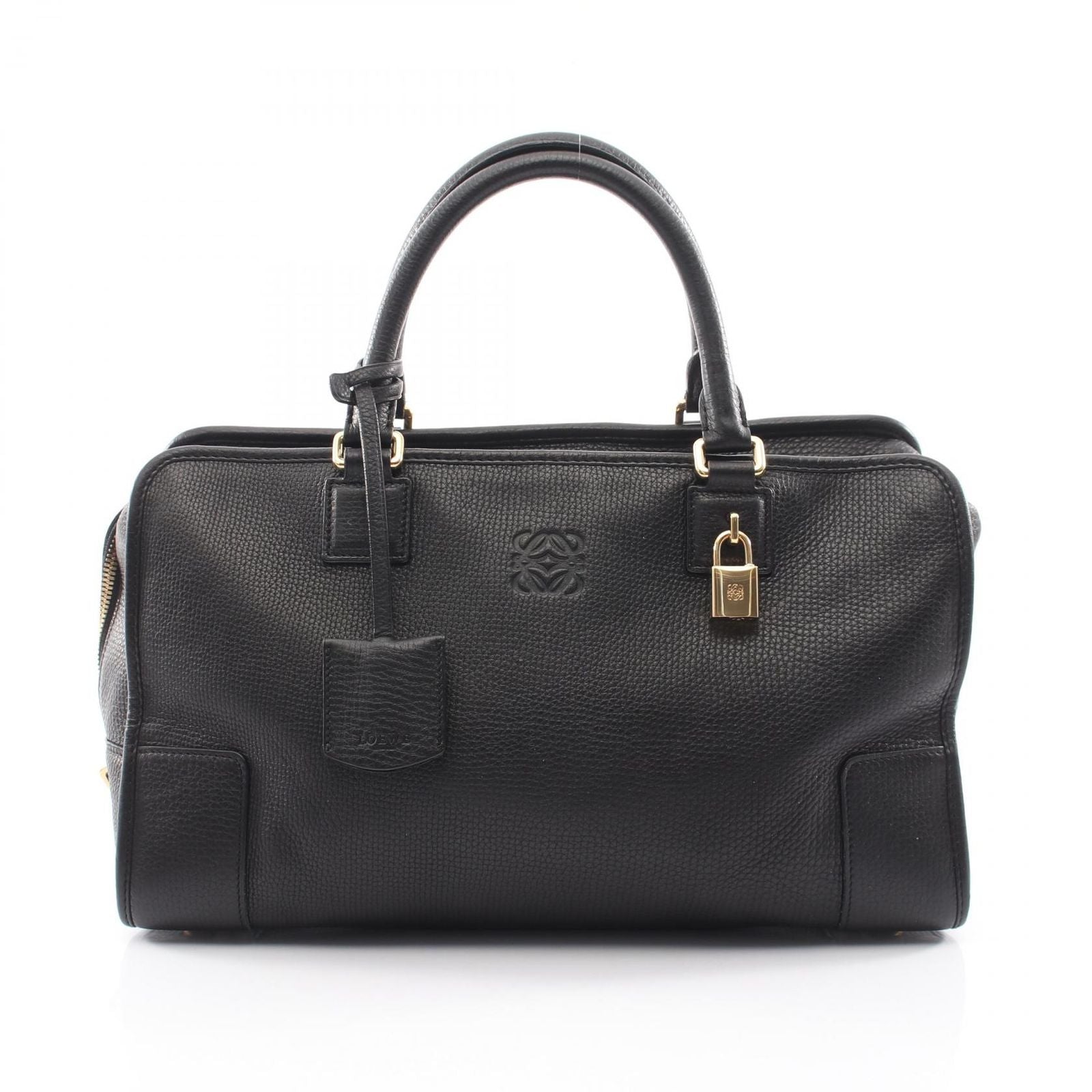 Loewe Handbag Amazona 36 Black Leather