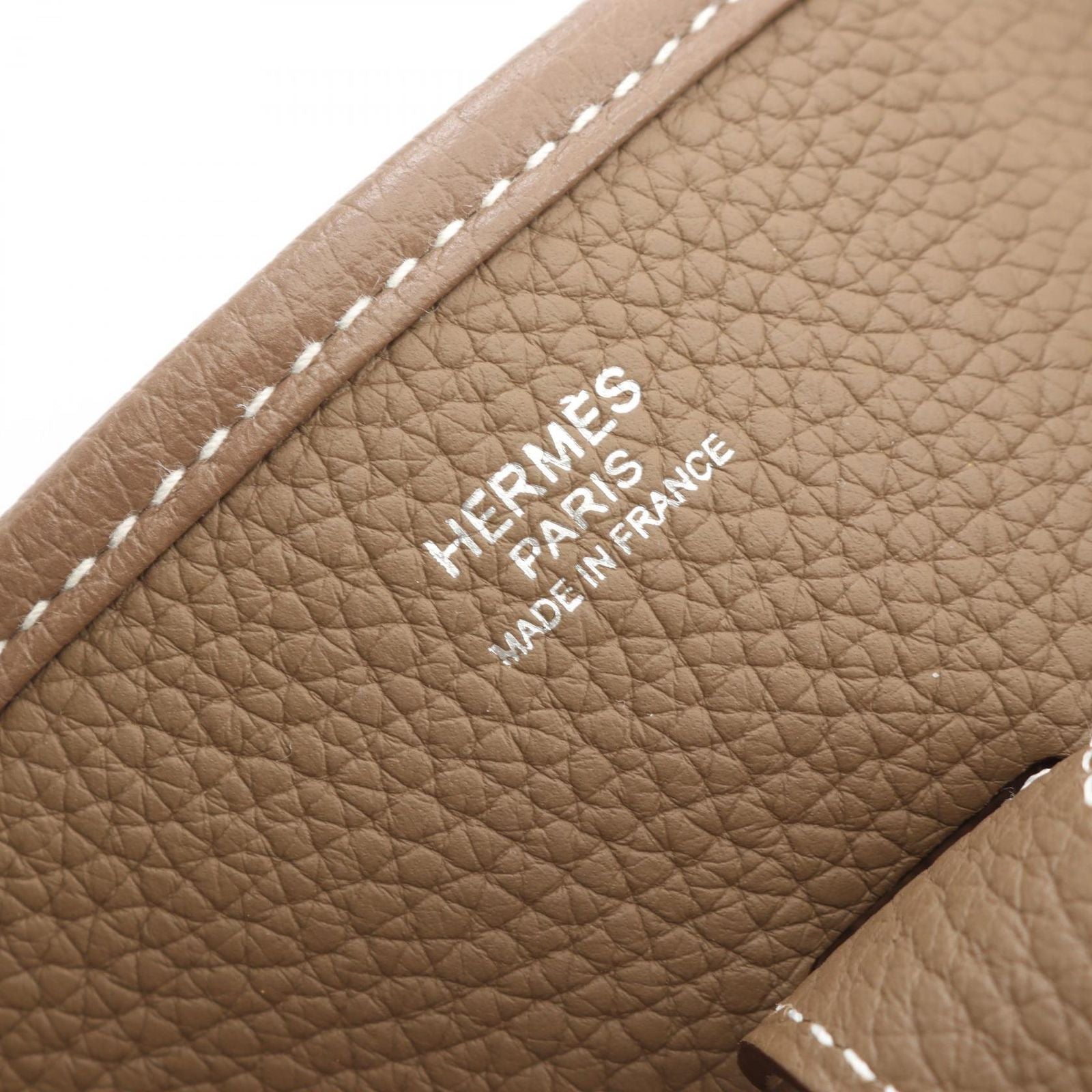 Hermes Shoulder Bag Evelyne 3 Trois PM Etoupe Leather — view 4