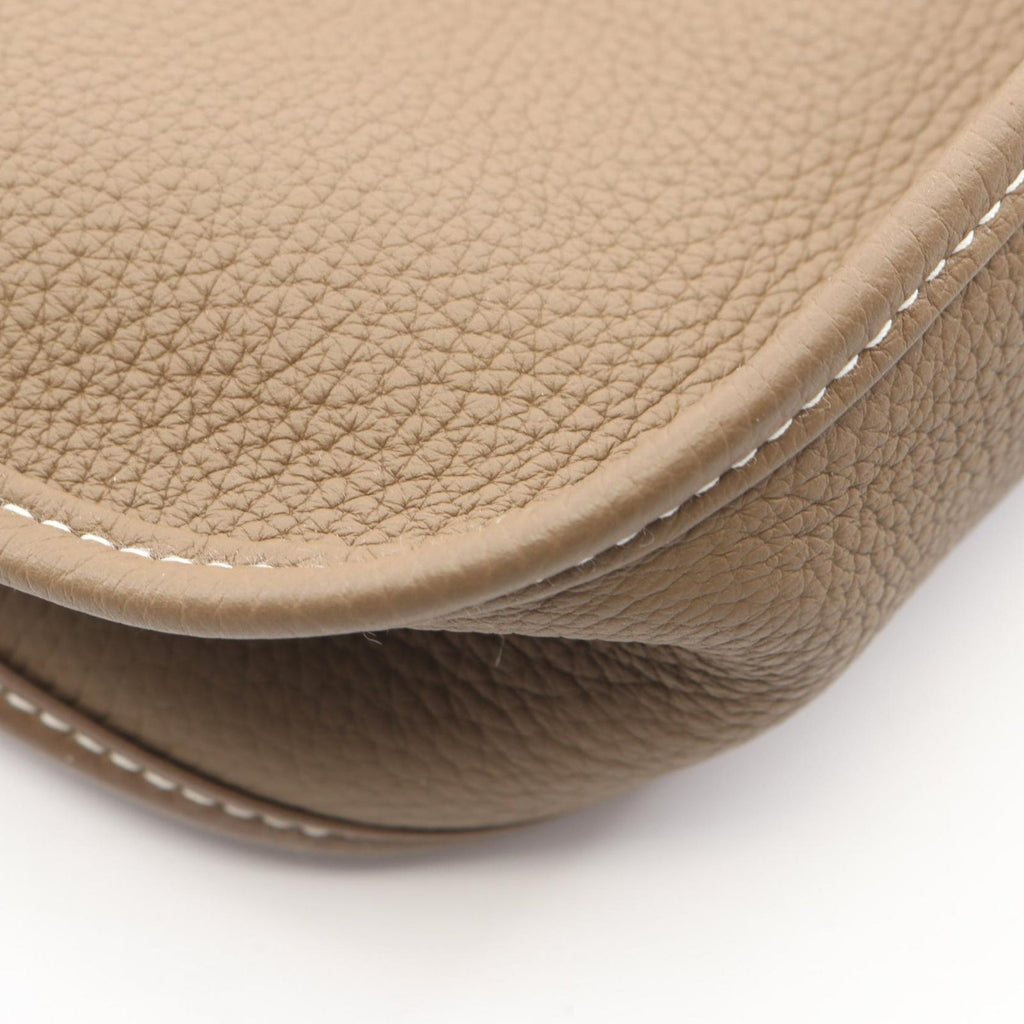 Hermes Shoulder Bag Evelyne 3 Trois PM Etoupe Leather — view 6
