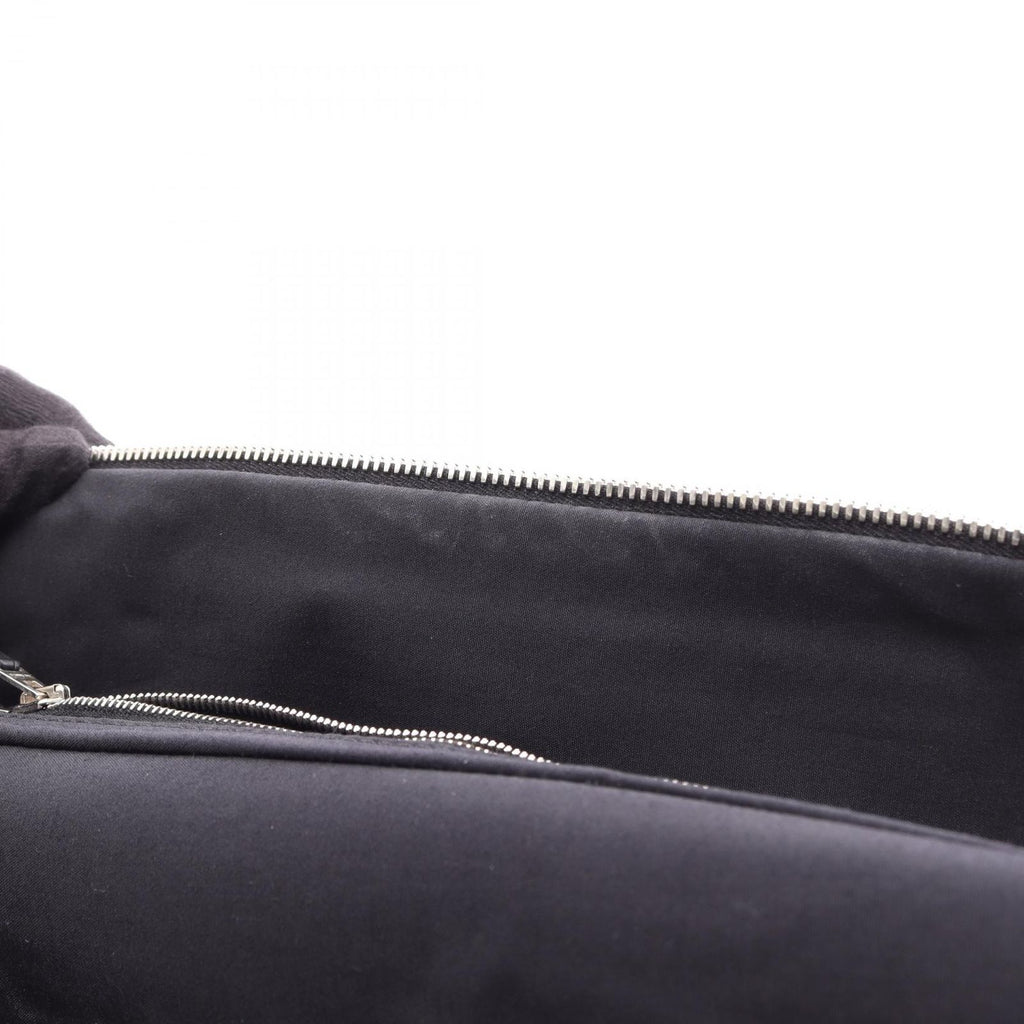 Hermes Handbag Acapulco Black Nylon Leather Vanity — view 6