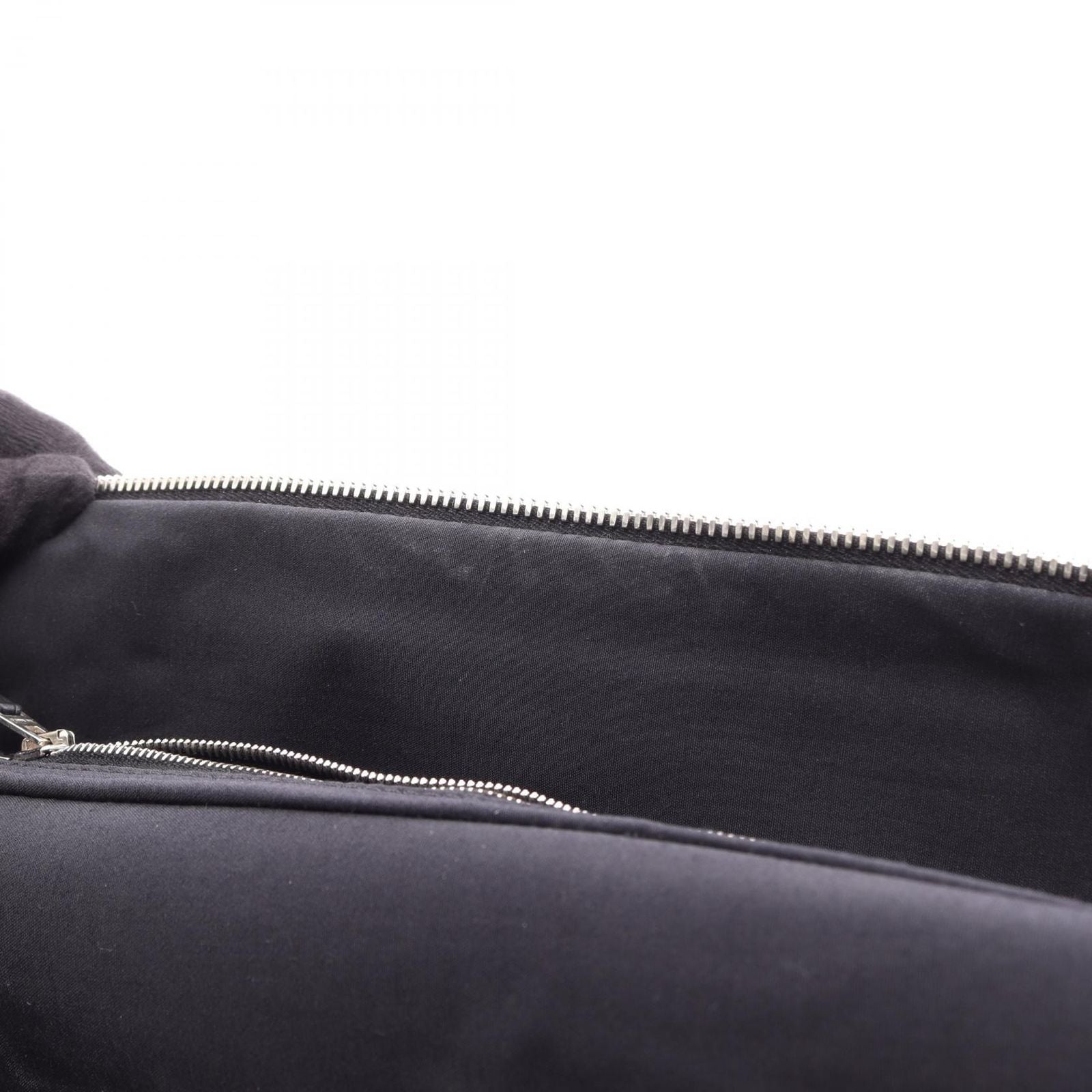 Hermes Handbag Acapulco Black Nylon Leather Vanity — view 6