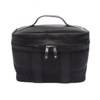 Hermes Handbag Acapulco Black Nylon Leather Vanity