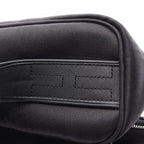 Hermes Handbag Acapulco Black Nylon Leather Vanity — view 9