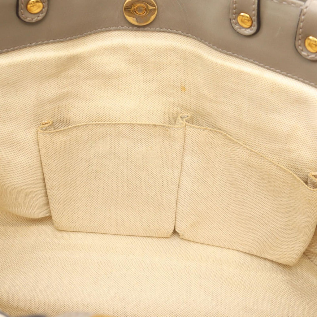 Gucci Tote Scarlet GG Canvas Beige Gray — view 5