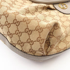 Gucci Tote Scarlet GG Canvas Beige Gray — view 6