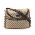 Gucci Shoulder Bag GG Canvas Beige Brown Mother's