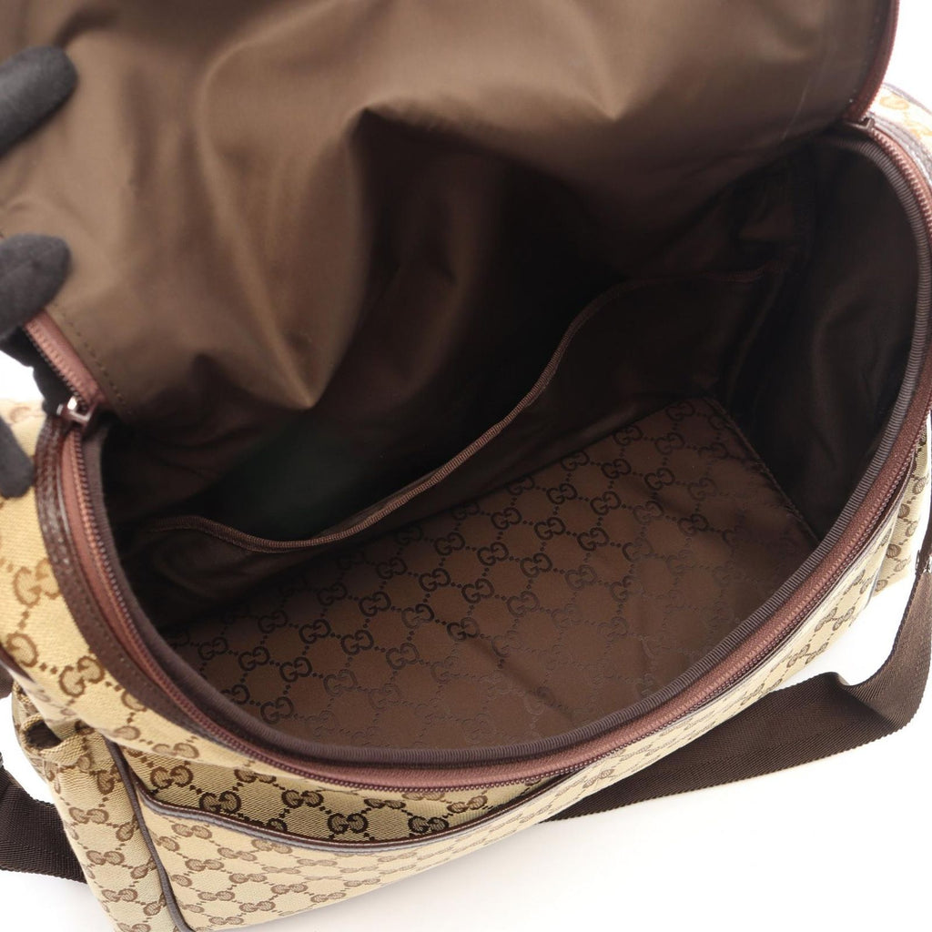 Gucci Shoulder Bag GG Canvas Beige Brown Mother's — view 3