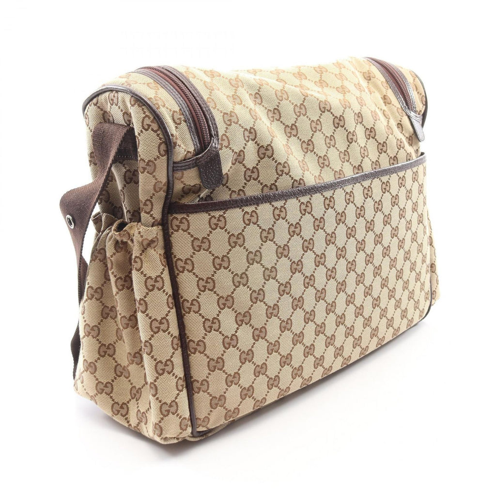 Gucci Shoulder Bag GG Canvas Beige Brown Mother's — view 2