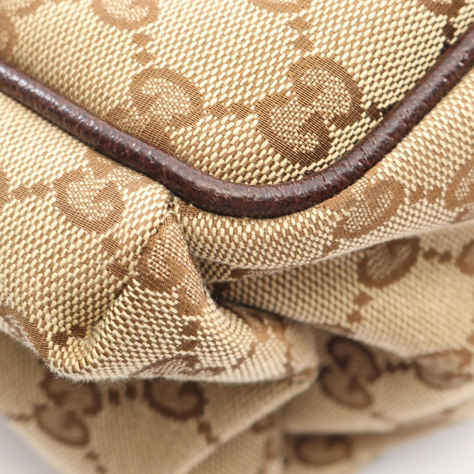 Gucci Shoulder Bag GG Canvas Beige Brown Mother's — view 5