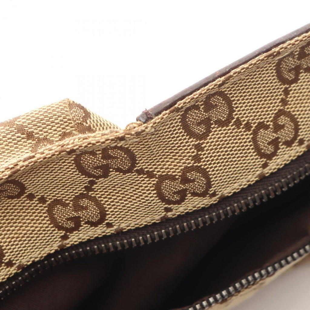 Gucci Waist Bag GG Canvas Beige Dark Brown Sherry Line — view 8