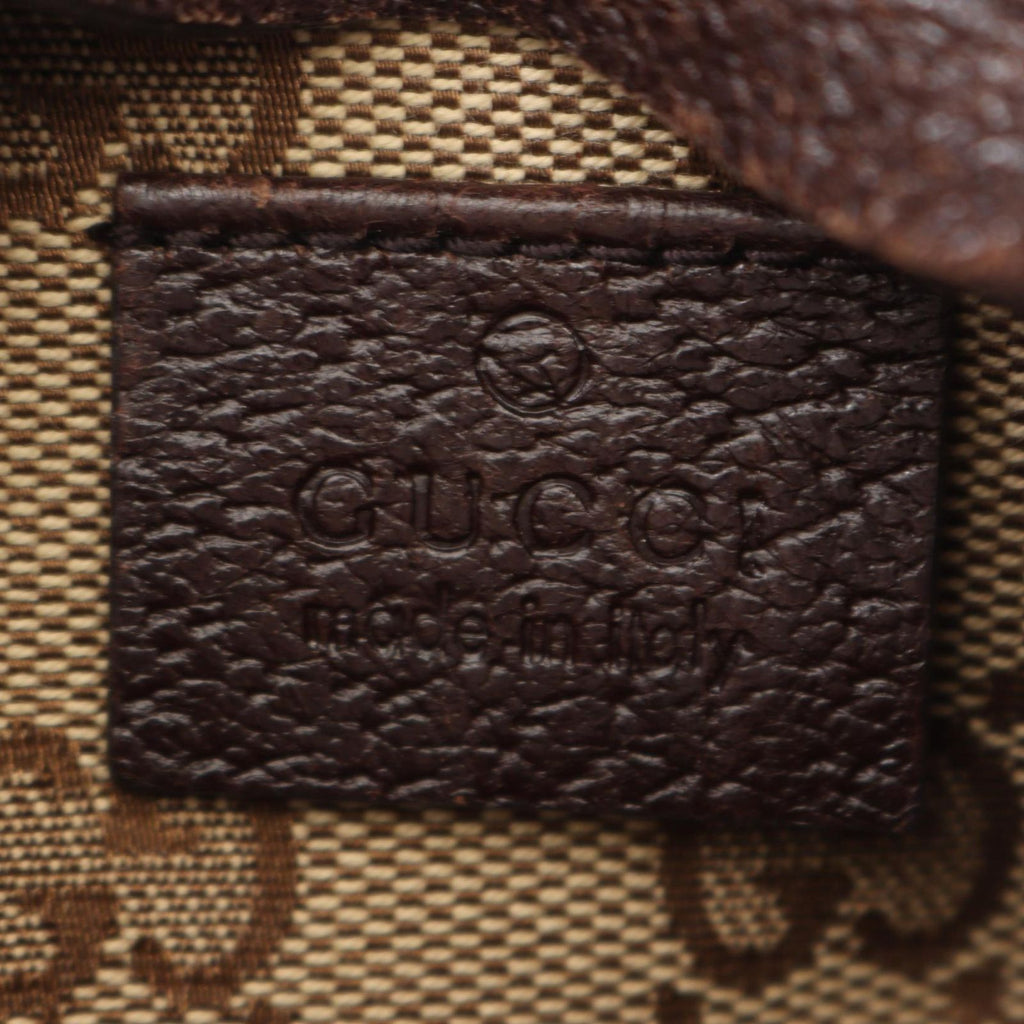 Gucci Waist Bag GG Canvas Beige Dark Brown Sherry Line — view 4