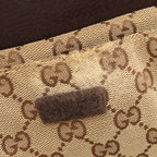 Gucci Waist Bag GG Canvas Beige Dark Brown Sherry Line — view 5