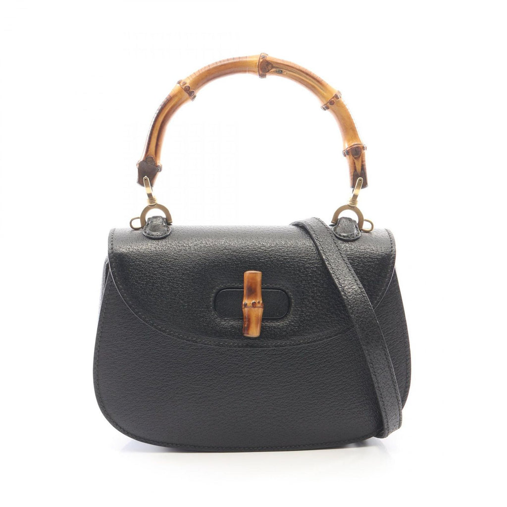 Gucci Handbag Bamboo 2-Way Leather