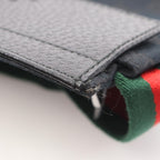 Gucci Waist Bag GG Canvas Black Red Green Sherry Line — view 6