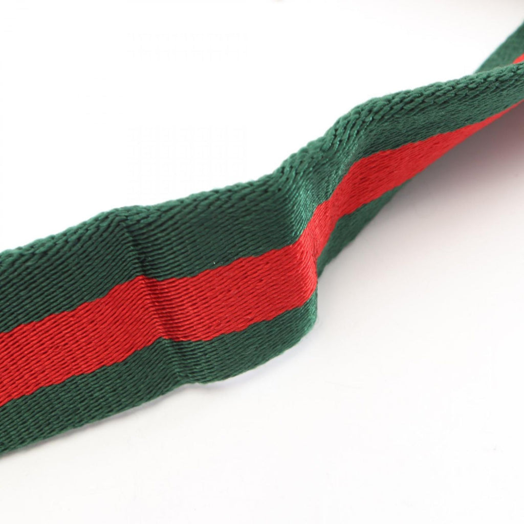 Gucci Waist Bag GG Canvas Black Red Green Sherry Line — view 7