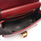 Gucci Bordeaux Leather Handbag a with Pouch — view 3