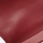 Gucci Bordeaux Leather Handbag a with Pouch — view 8