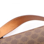 Celine Handbag Macadam Brown Canvas Leather 2-Way Shoulder — view 8