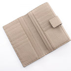 Fendi Bifold Wallet Peekaboo Selleria Gray Leather Hook — view 3