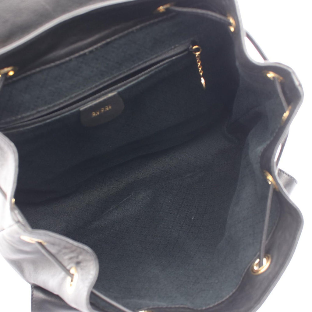 Gucci Backpack Bamboo 003 Black Leather — view 3