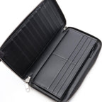 Gucci Round Wallet GG Embossed Black Leather — view 3