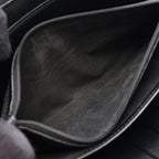 Gucci Round Wallet GG Embossed Black Leather — view 6