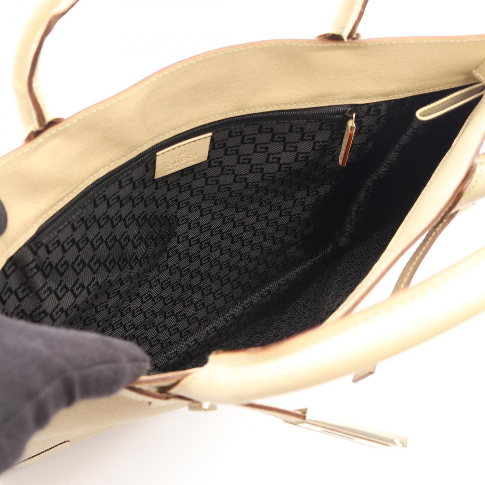 Gucci Business Bag 002 Beige Leather — view 3