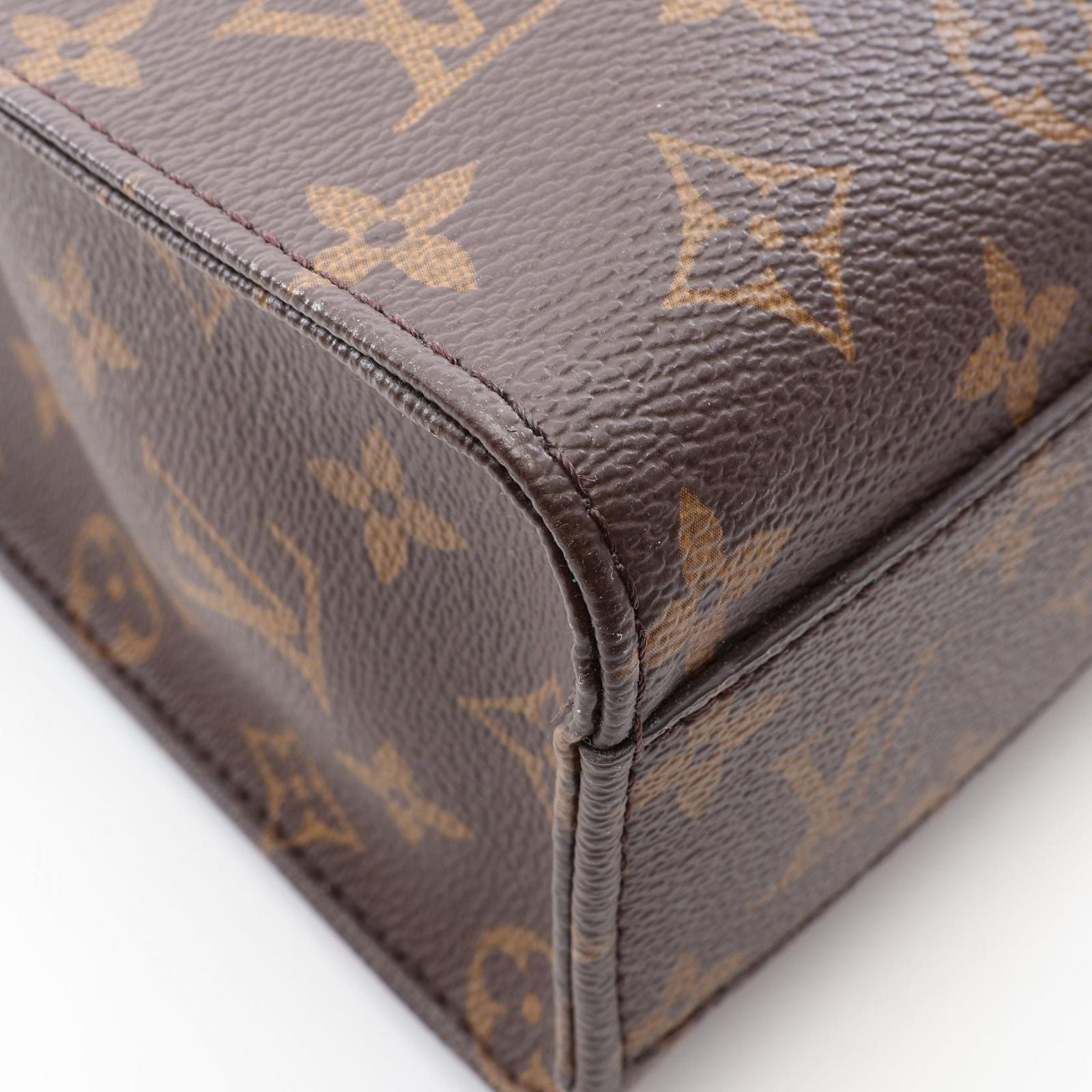 Louis Vuitton Tote Sac Plat PM 2-Way Canvas Leather — view 8