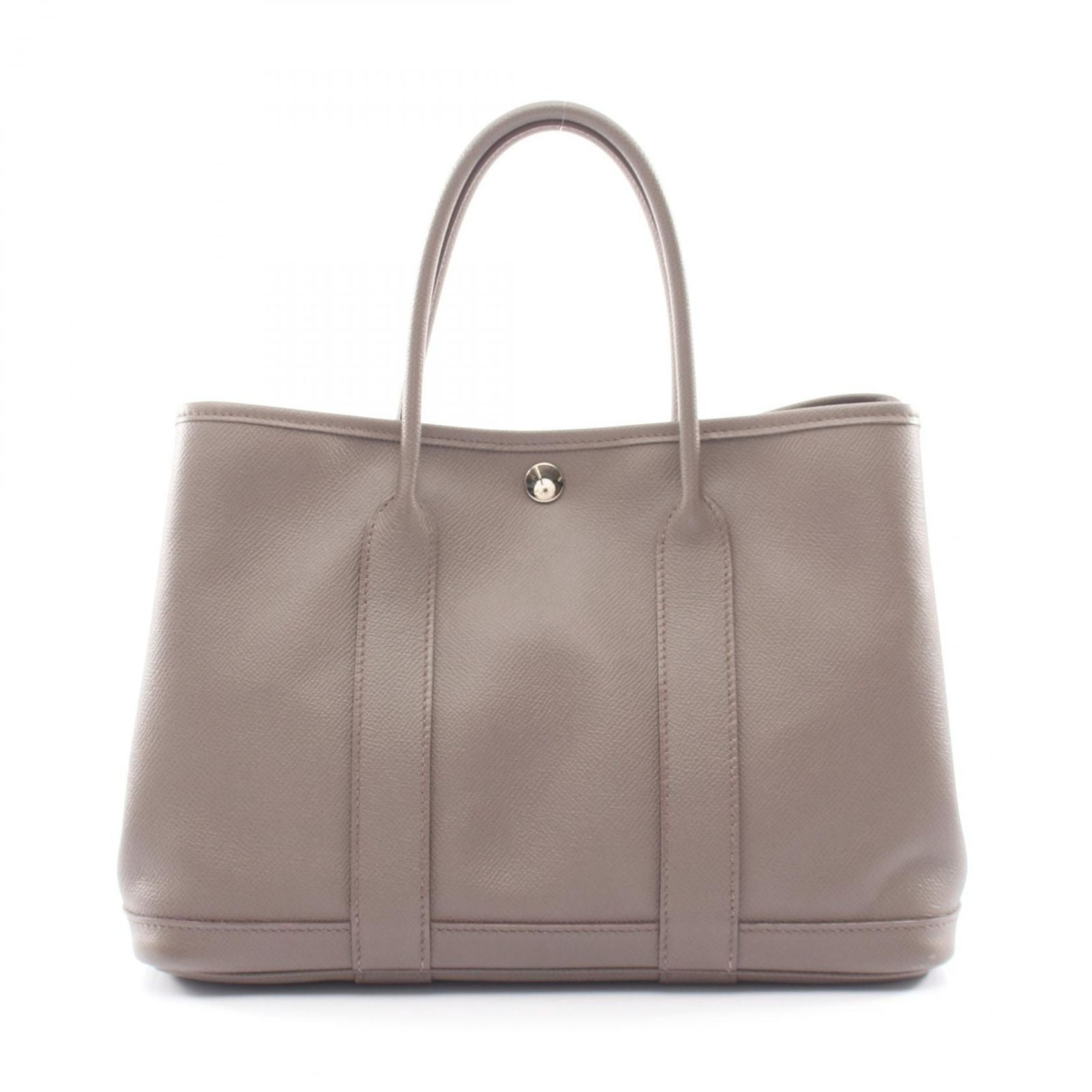 Hermes Tote Garden Party TPM Etain Leather Calf