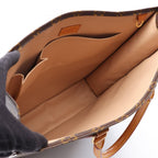 Louis Vuitton Tote Sac Plat Canvas Leather Sac — view 3