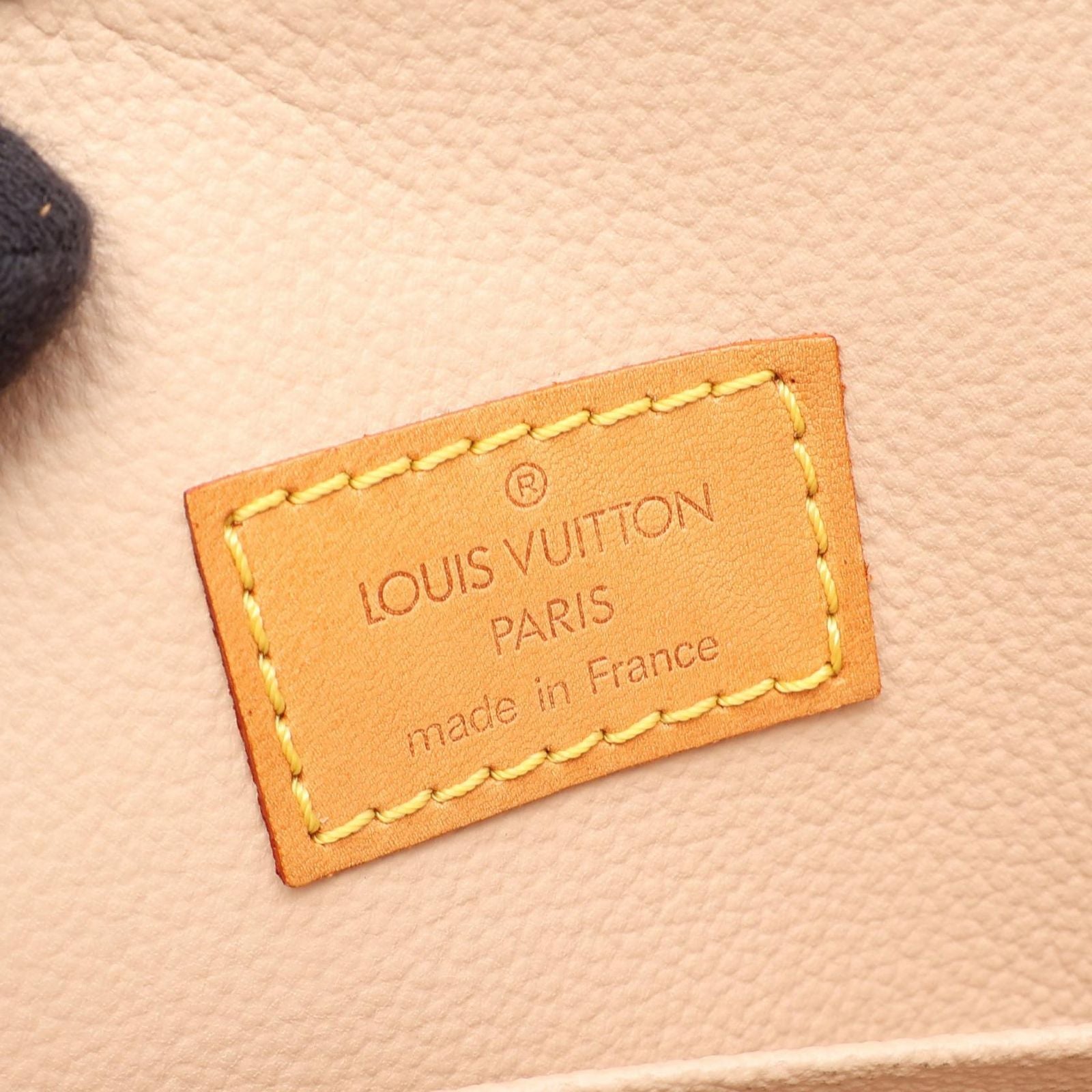 Louis Vuitton Tote Sac Plat Canvas Leather Sac — view 4