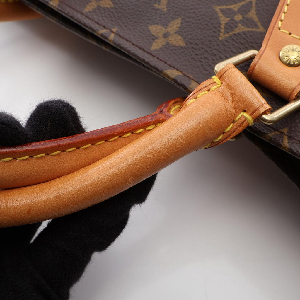 Louis Vuitton Tote Sac Plat Canvas Leather Sac — view 8