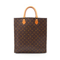 Louis Vuitton Tote Sac Plat Canvas Leather Sac