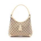 Gucci Shoulder Bag Abbey GG Canvas Beige Ivory