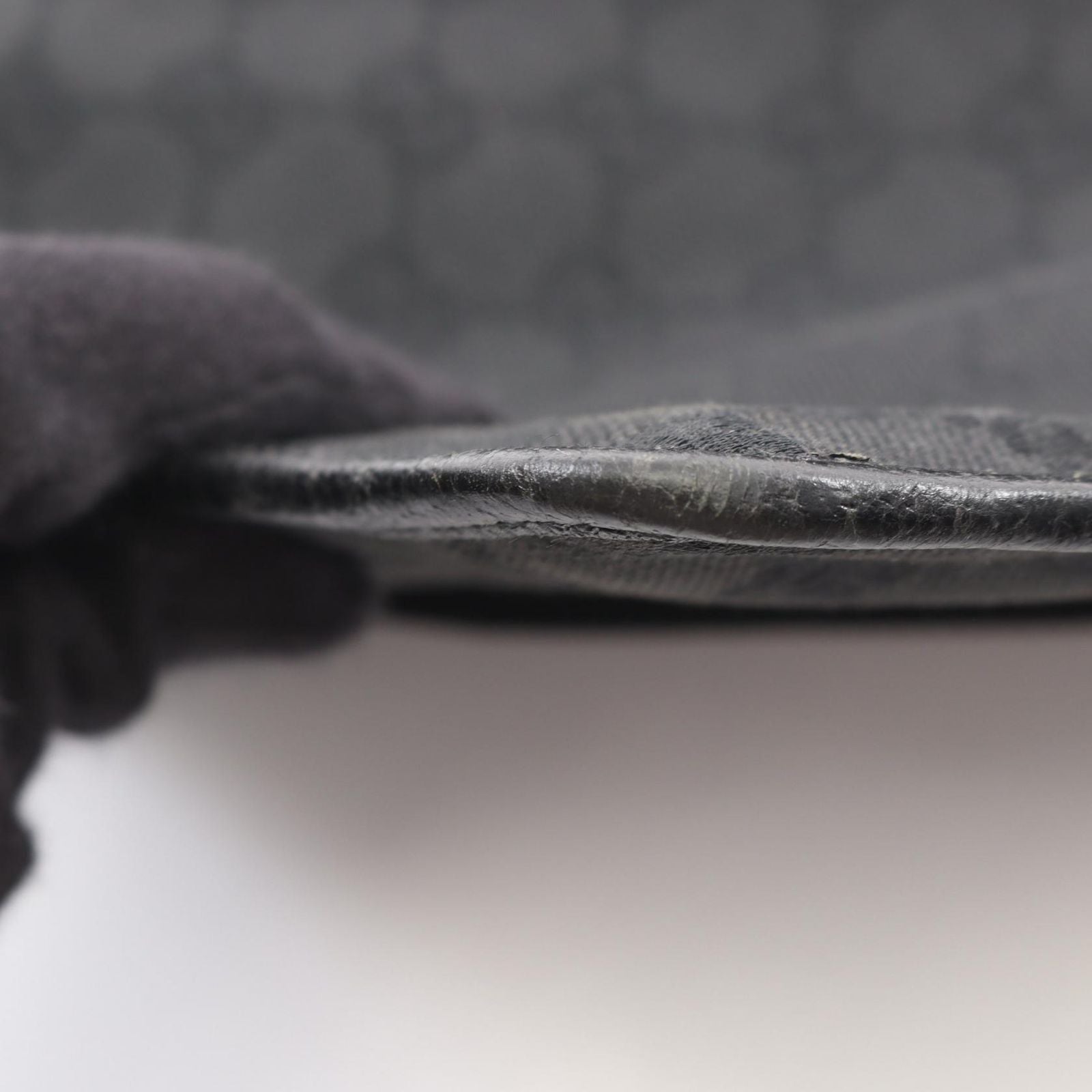Gucci Shoulder Bag GG Canvas Black — view 8