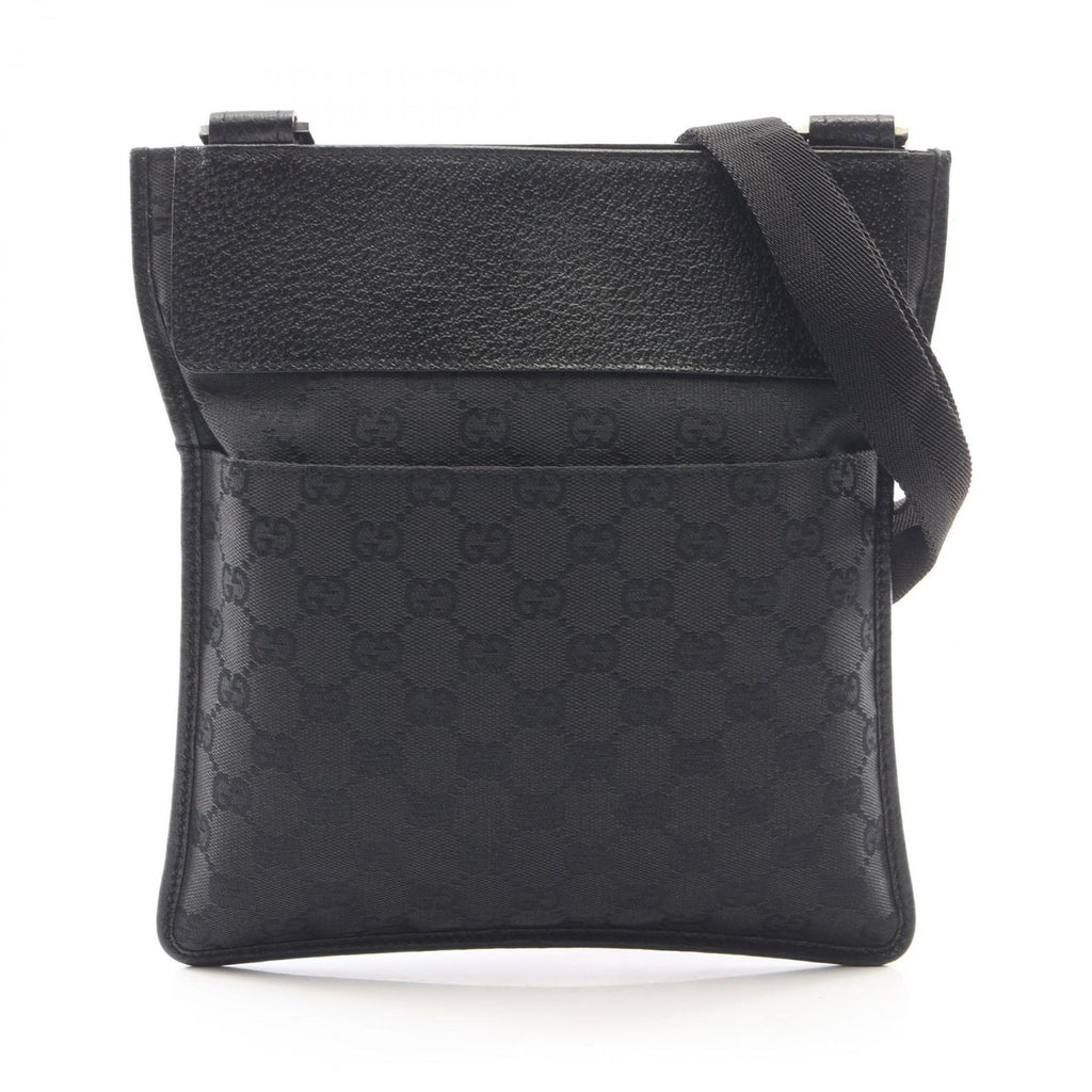 Gucci Shoulder Bag GG Canvas Black
