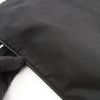 Prada Shoulder Bag Triangle Logo Black Nylon — view 7