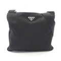 Prada Shoulder Bag Triangle Logo Black Nylon