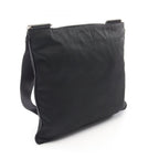 Prada Shoulder Bag Triangle Logo Black Nylon — view 2