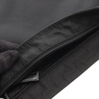 Prada Shoulder Bag Triangle Logo Black Nylon — view 9