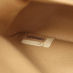 Chanel Shoulder Bag Quilted Double Flap Beige Lambskin Chain — view 5