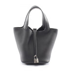 Hermes Handbag Picotin Lock PM Black Leather