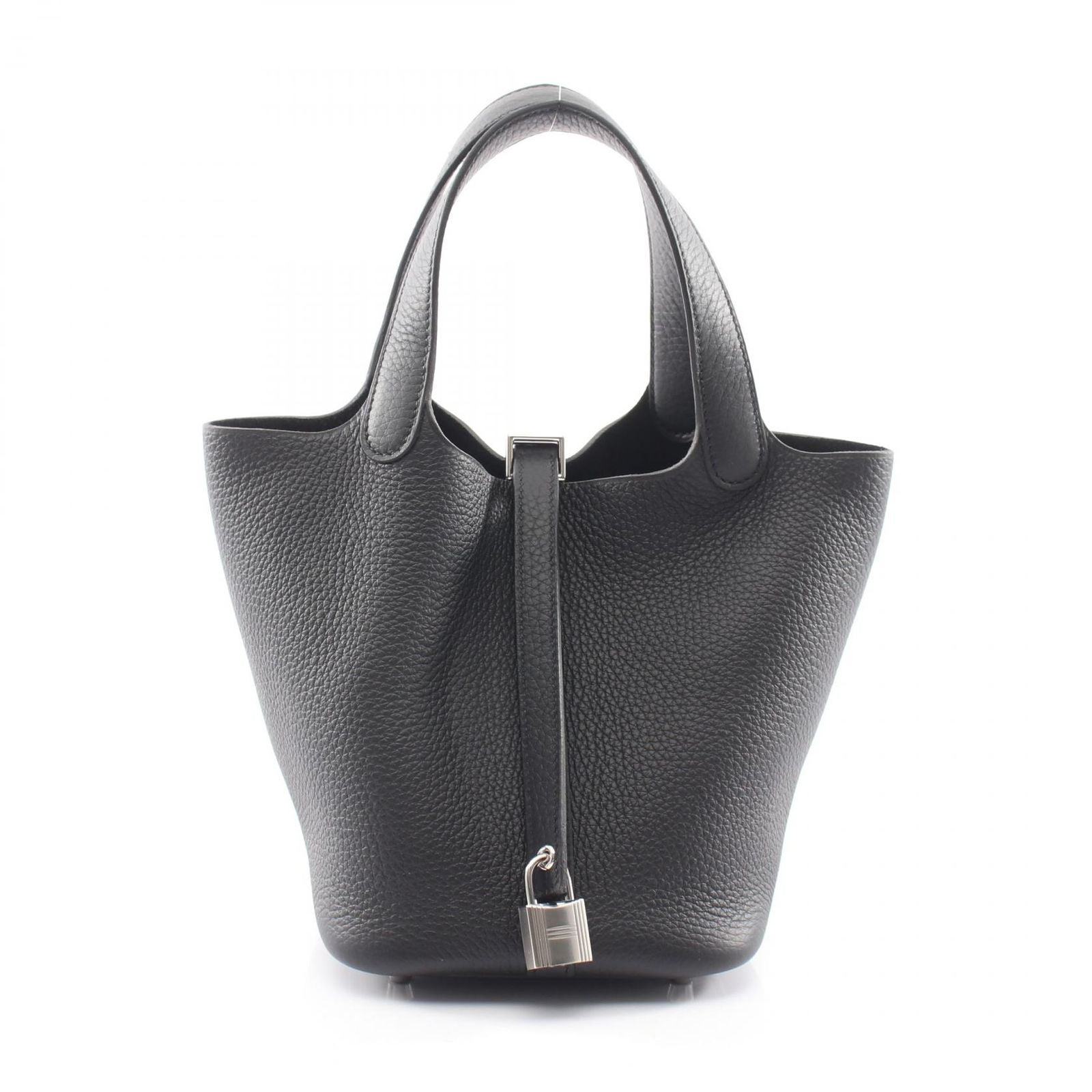 Hermes Handbag Picotin Lock PM Black Leather
