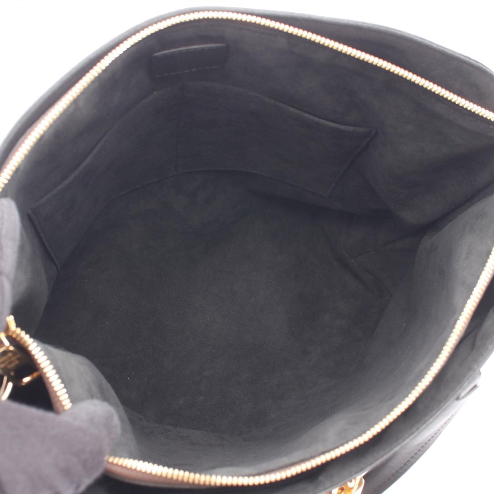 Louis Vuitton Tote Flower Zipped MM 2-Way Noir Canvas Leather — view 3