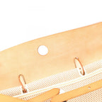 Hermes Handbag Herbag MM 2-Way Natural Sable Ecru Canvas Leather MM — view 8
