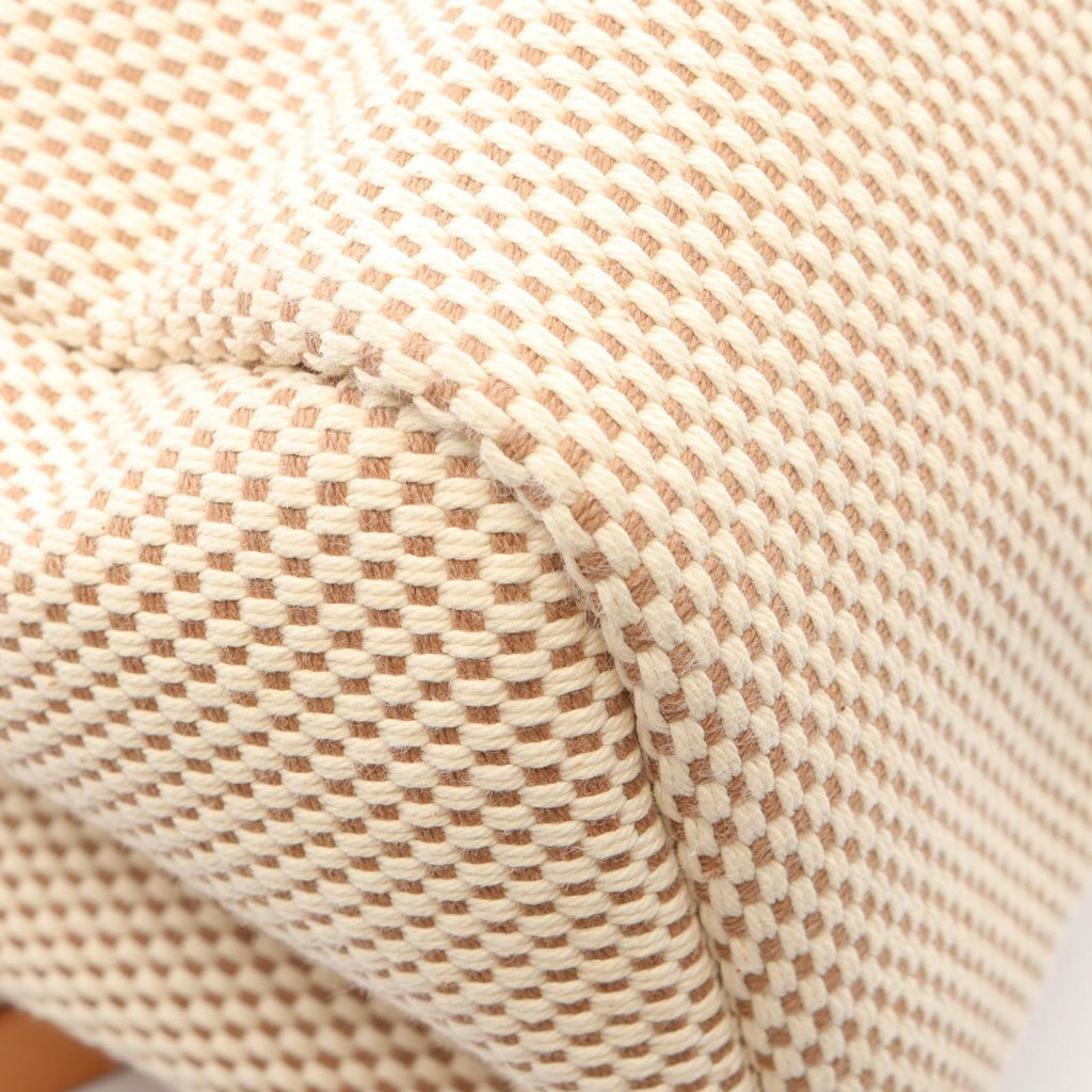 Hermes Handbag Herbag MM 2-Way Natural Sable Ecru Canvas Leather MM — view 6