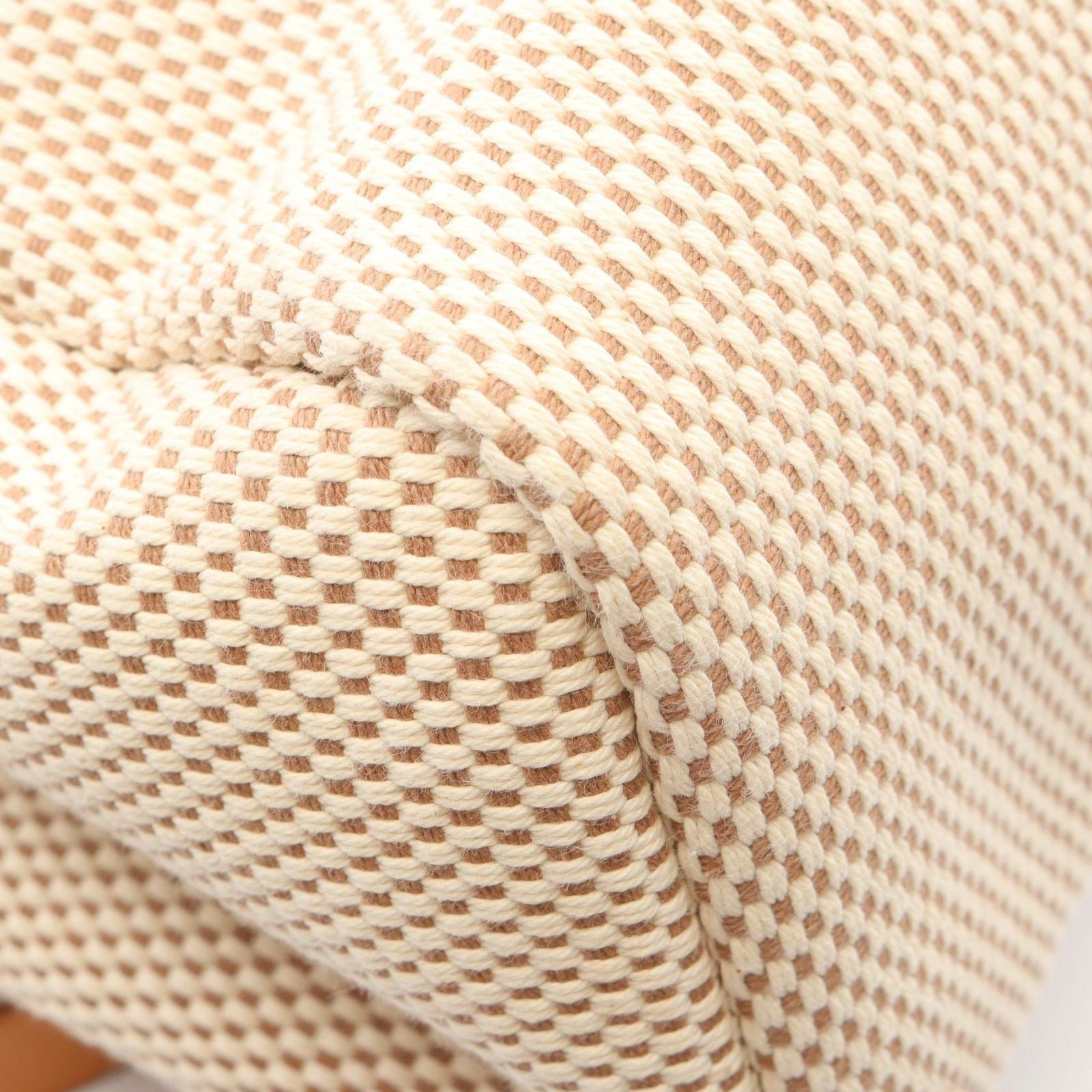 Hermes Handbag Herbag MM 2-Way Natural Sable Ecru Canvas Leather MM — view 6