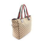 Gucci Tote GG Canvas Sherry Line Beige Brown — view 2